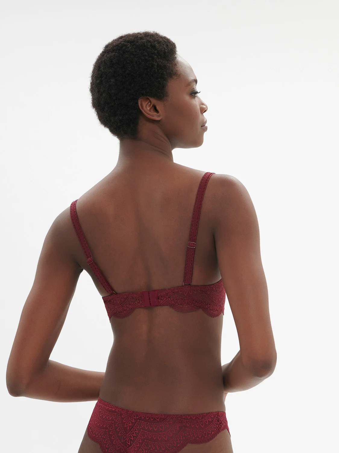 Soutien-gorge corbeille - Rouge Spinelle - Image 3