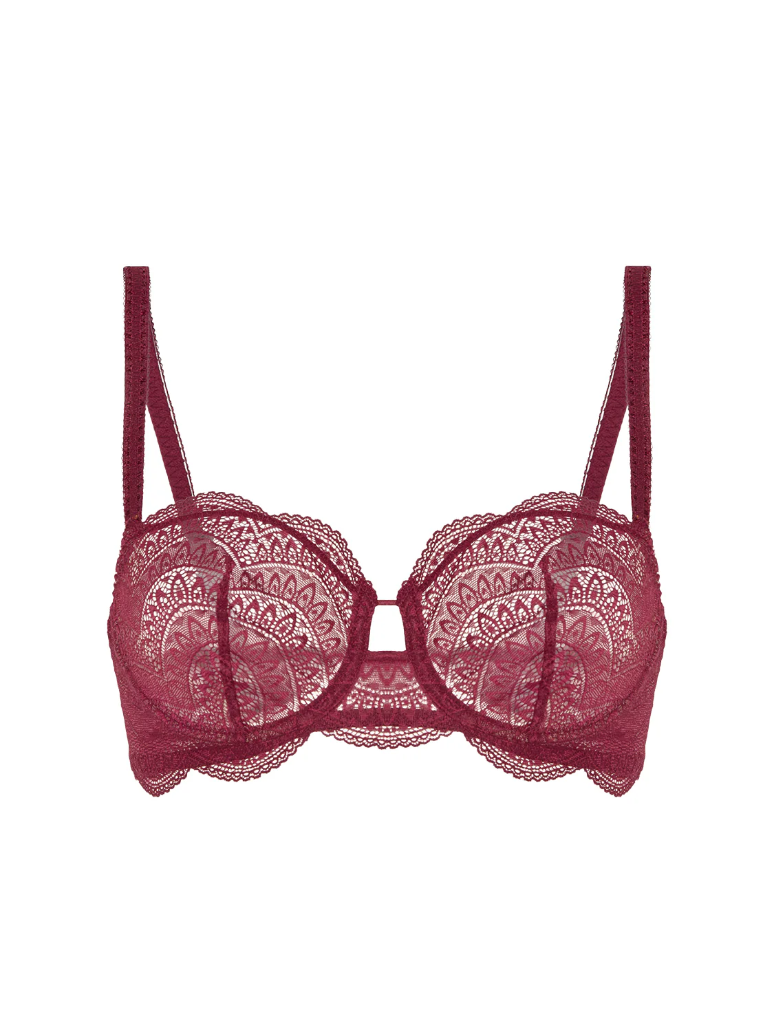 Soutien-gorge corbeille - Rouge Spinelle - Image 5