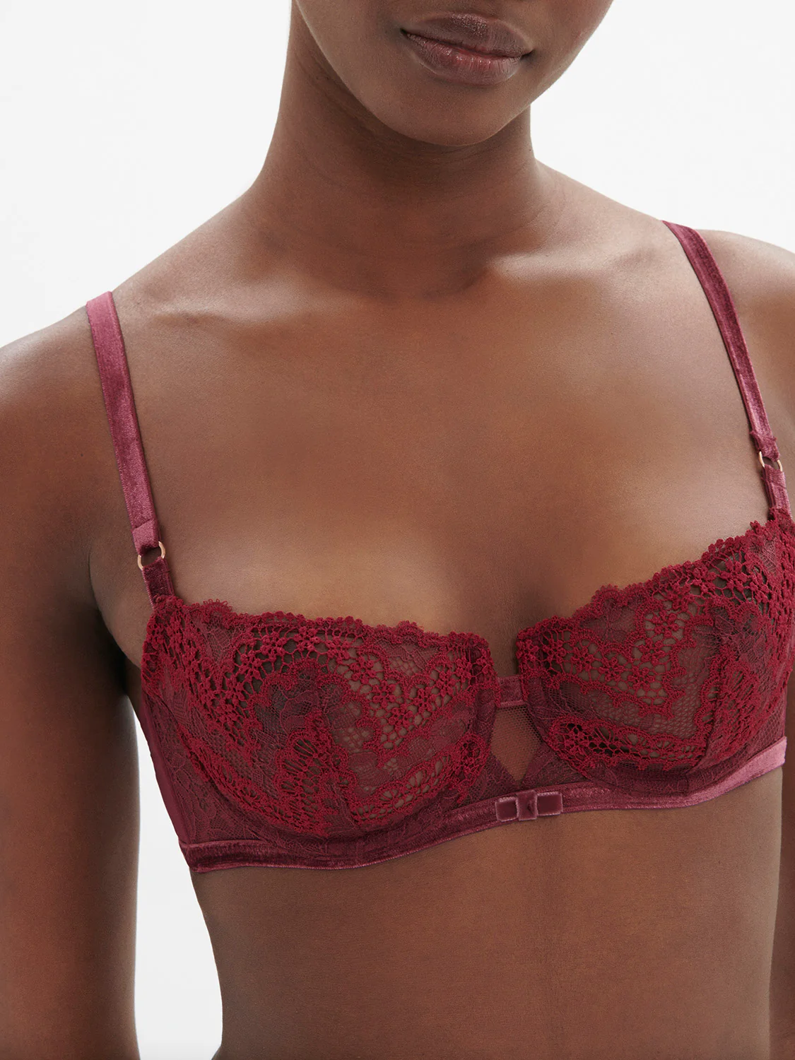 Soutien-gorge corbeille - Rouge Spinelle - Image 2