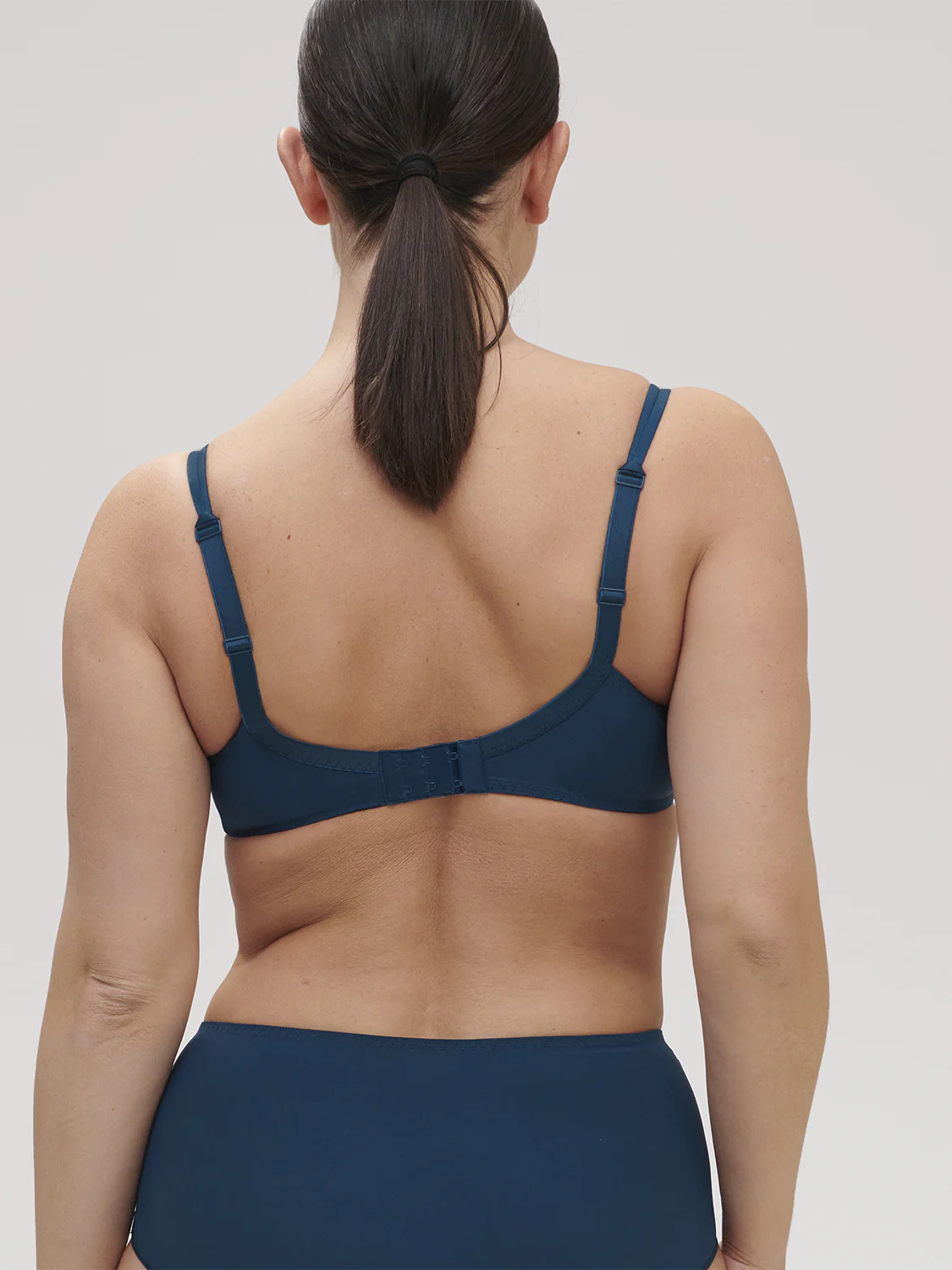 Soutien-gorge décolleté carré en spacer 3D - Bleu Prestige - Image 4