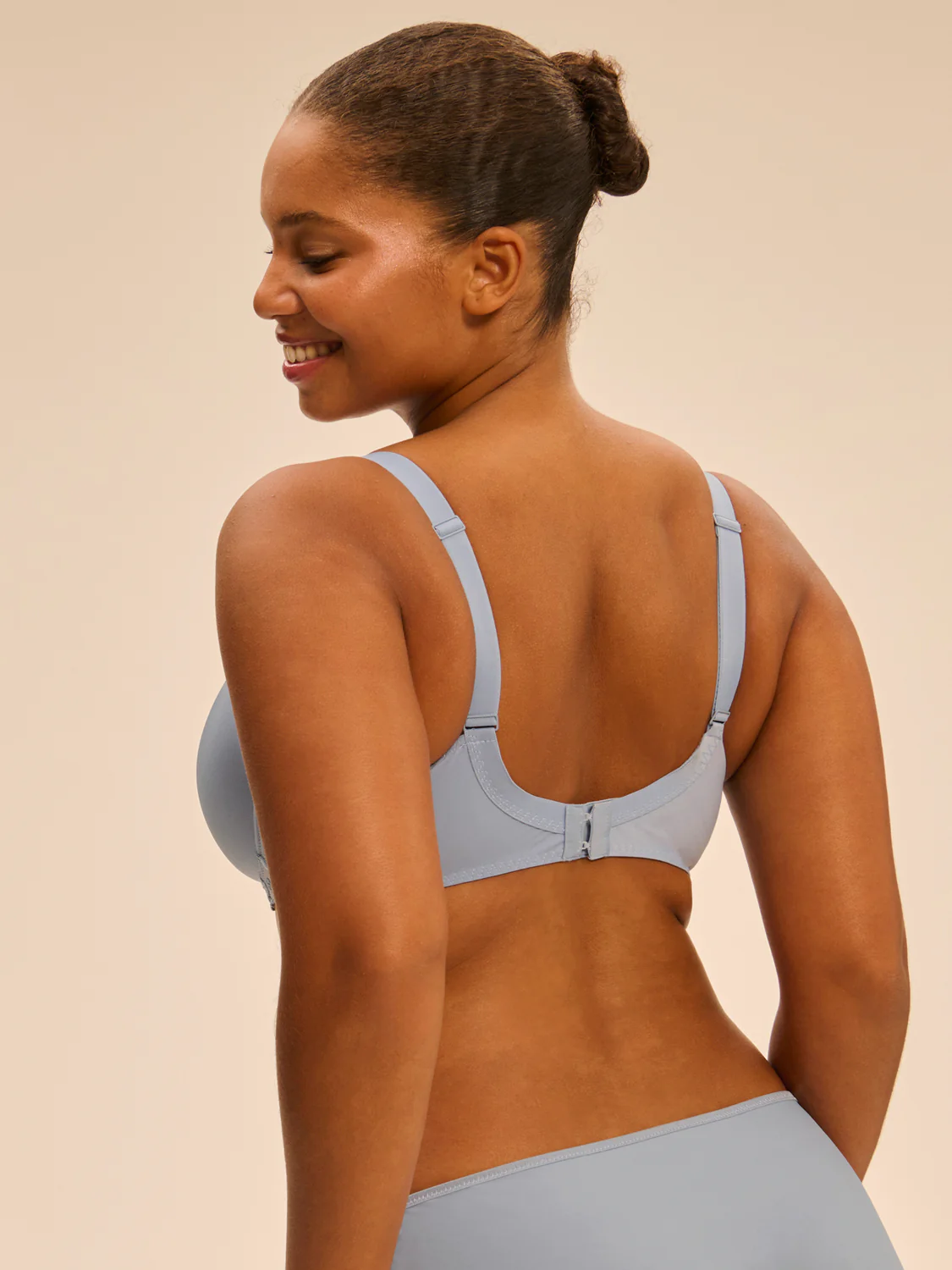 Soutien-gorge décolleté carré en spacer 3D - Bleu Rêve - Image 8