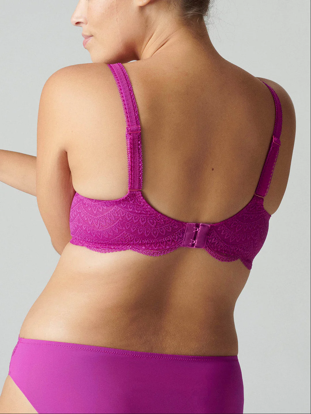 Soutien-gorge décolleté carré en spacer 3D - Bougainvillier - Image 4