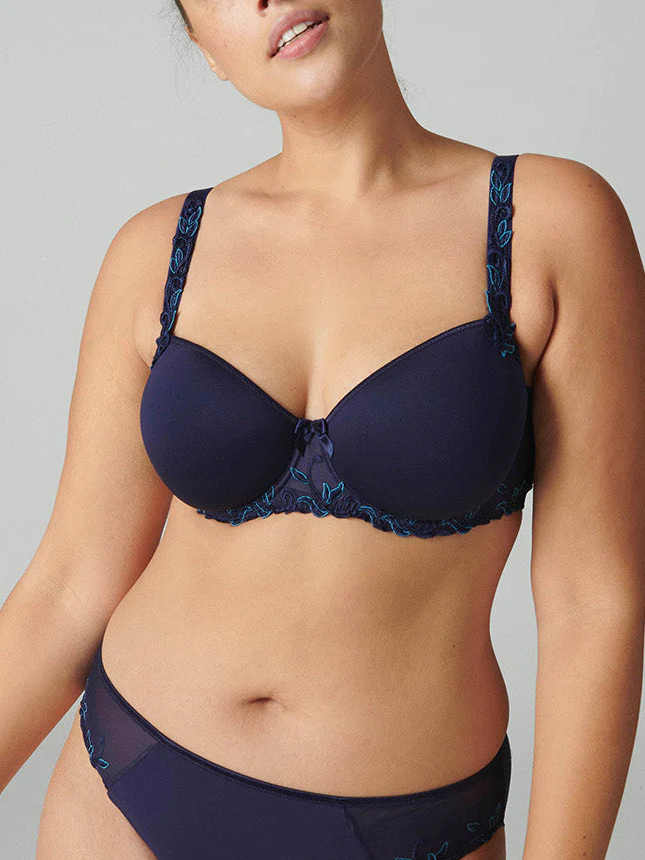 Soutien-gorge décolleté carré en spacer 3D - Minuit - Image 3