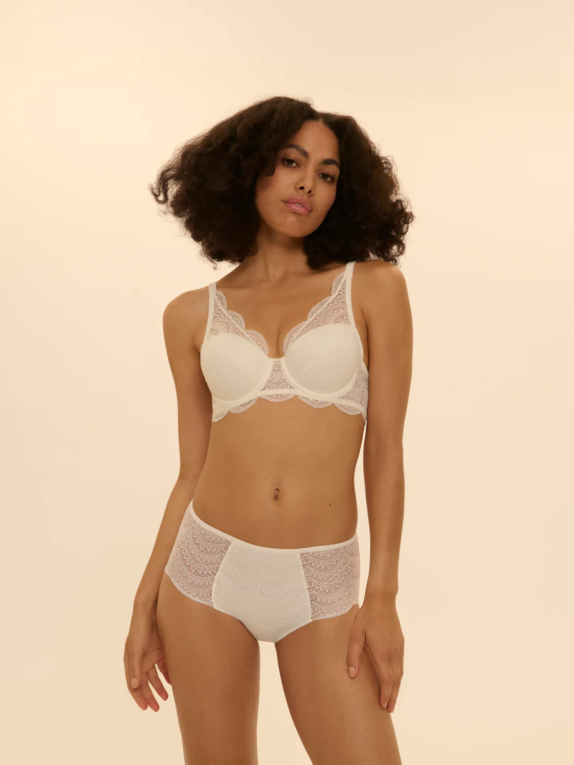 Soutien-gorge décolleté carré en spacer 3D - Naturel - Image 6