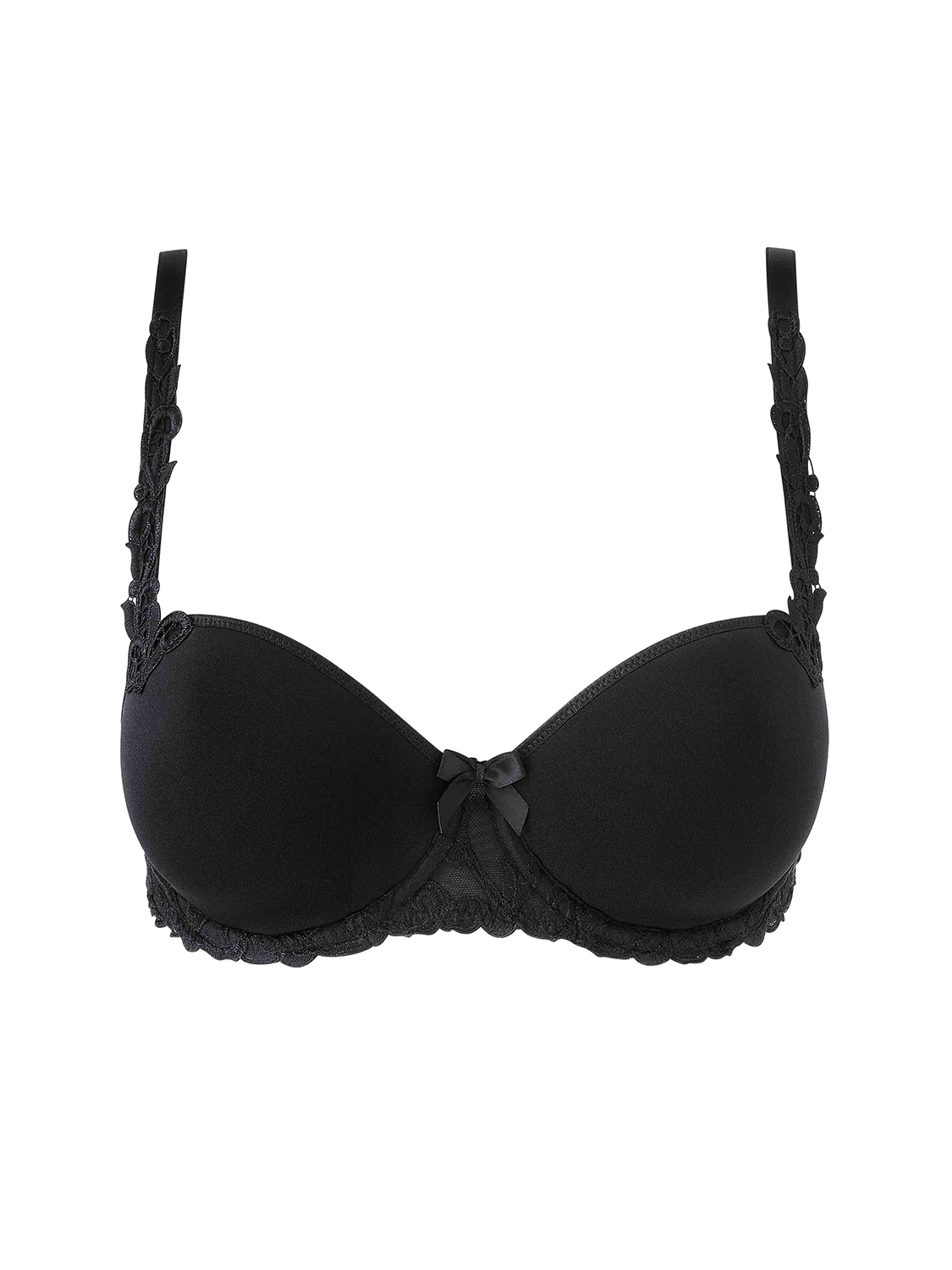 Soutien-gorge décolleté carré en spacer 3D - Noir - Image 4