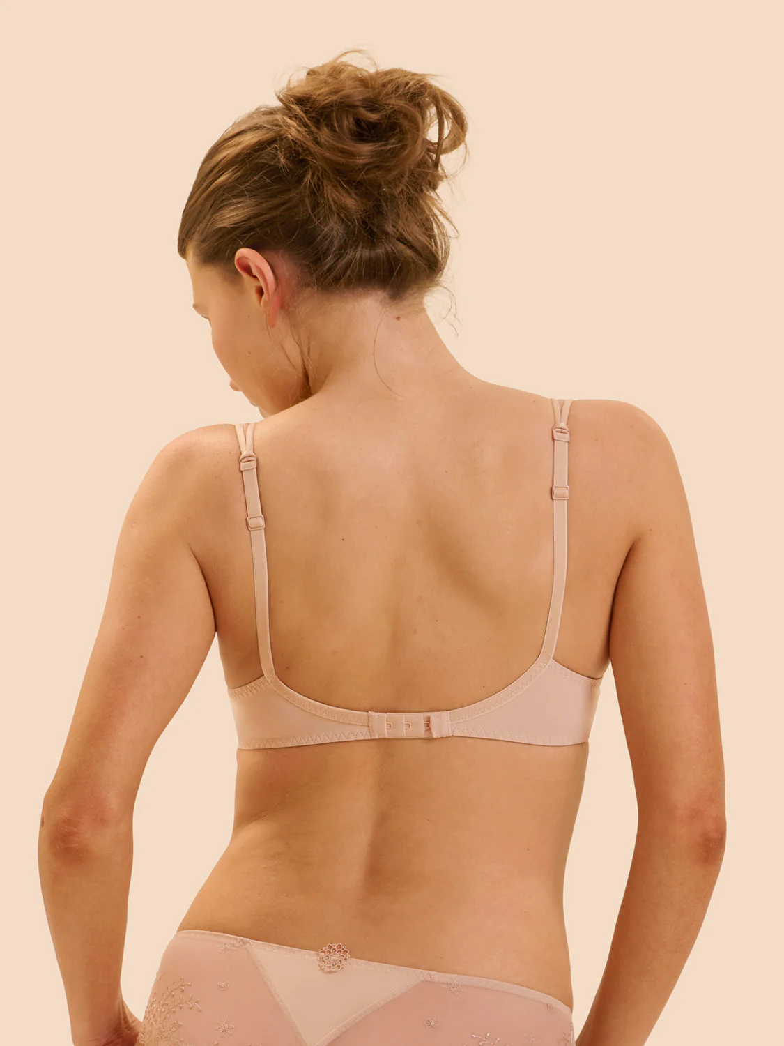 Soutien-gorge décolleté carré en spacer 3D - Peau - Image 2