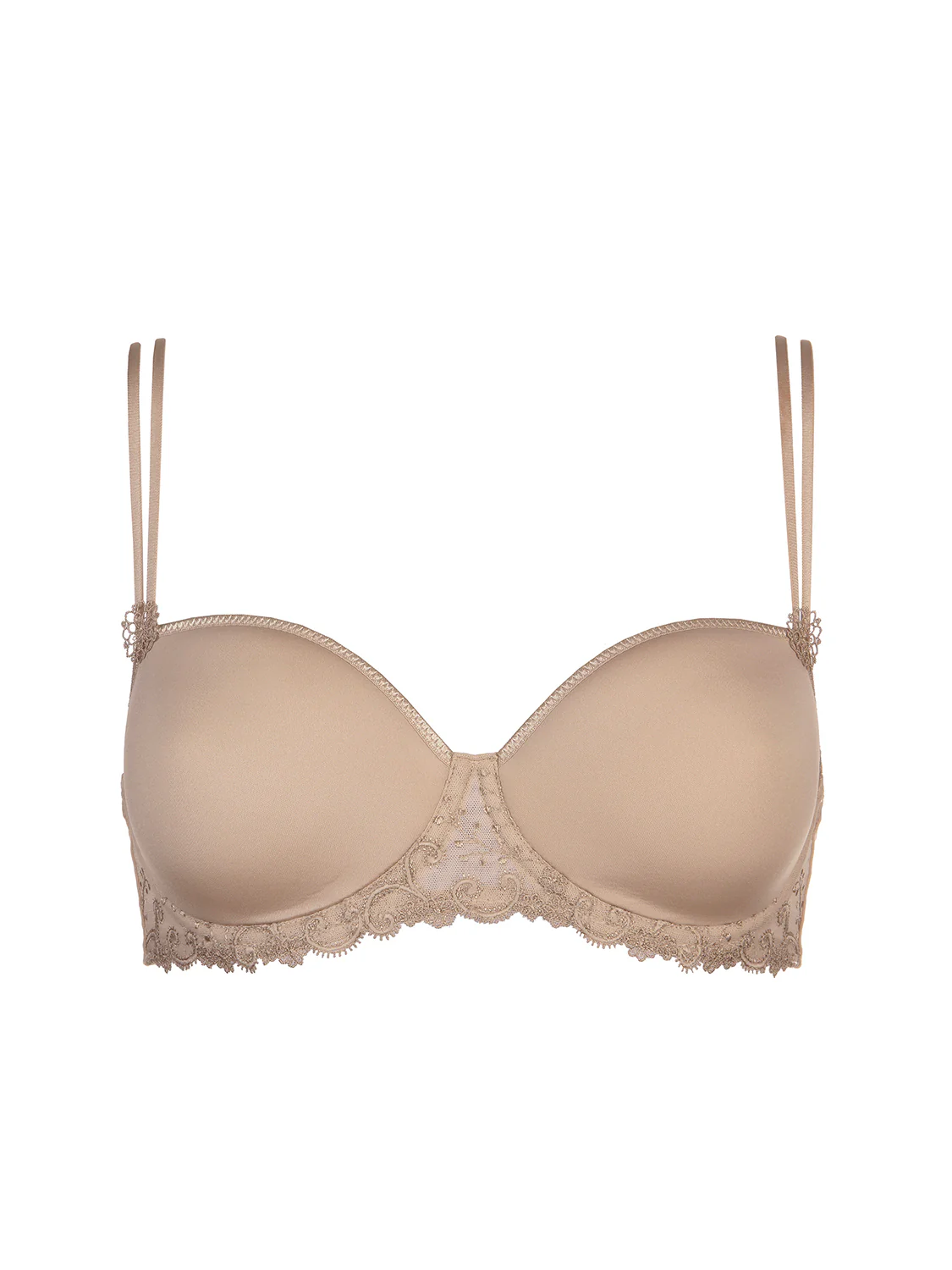 Soutien-gorge décolleté carré en spacer 3D - Peau - Image 4