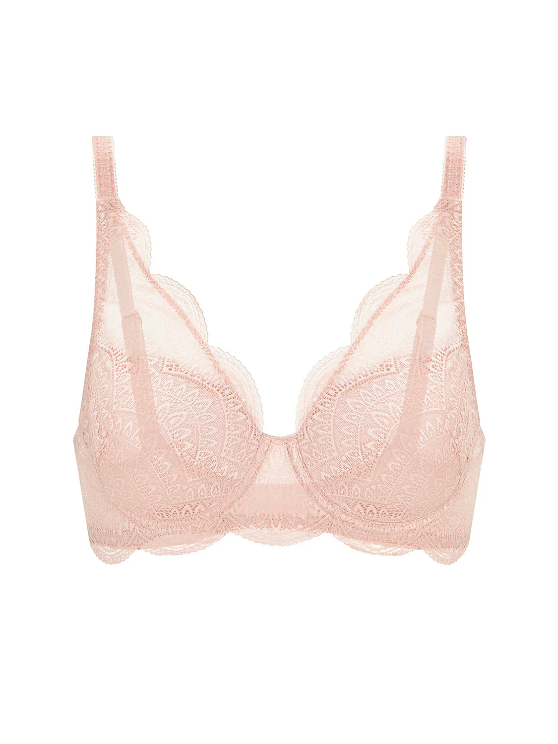 Soutien-gorge décolleté carré en spacer 3D - Peau Rosée - Image 6
