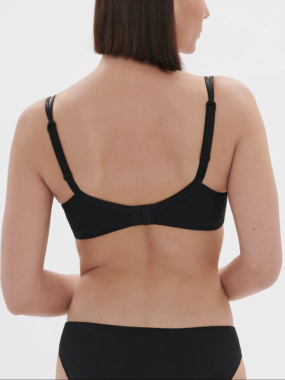 Soutien-gorge décolleté carré en spacer 3D - Noir Gem - Image 6