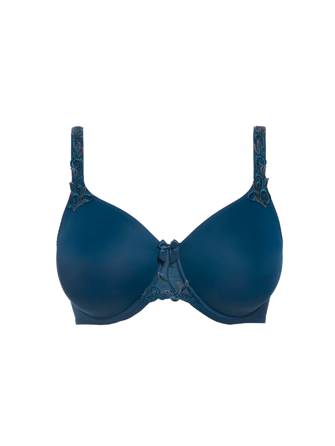 Soutien-gorge emboitant moulé - Bleu pétrole - Image 4