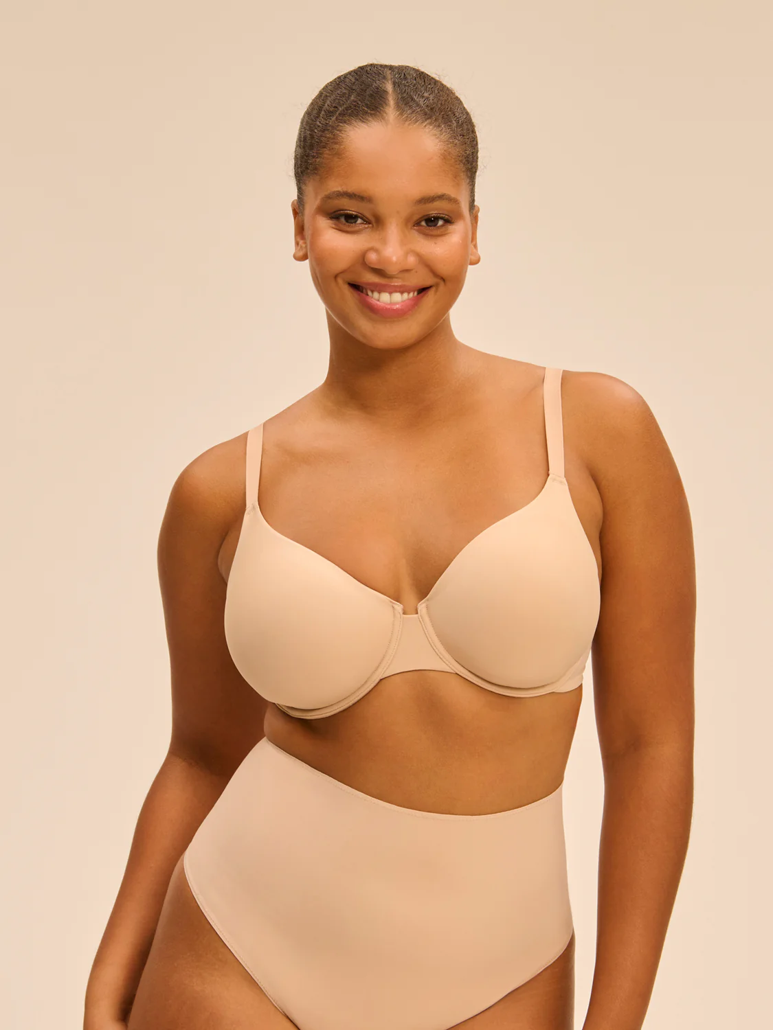 Soutien-gorge emboitant multi-positions sans couture - Peau Rosée - Image 7