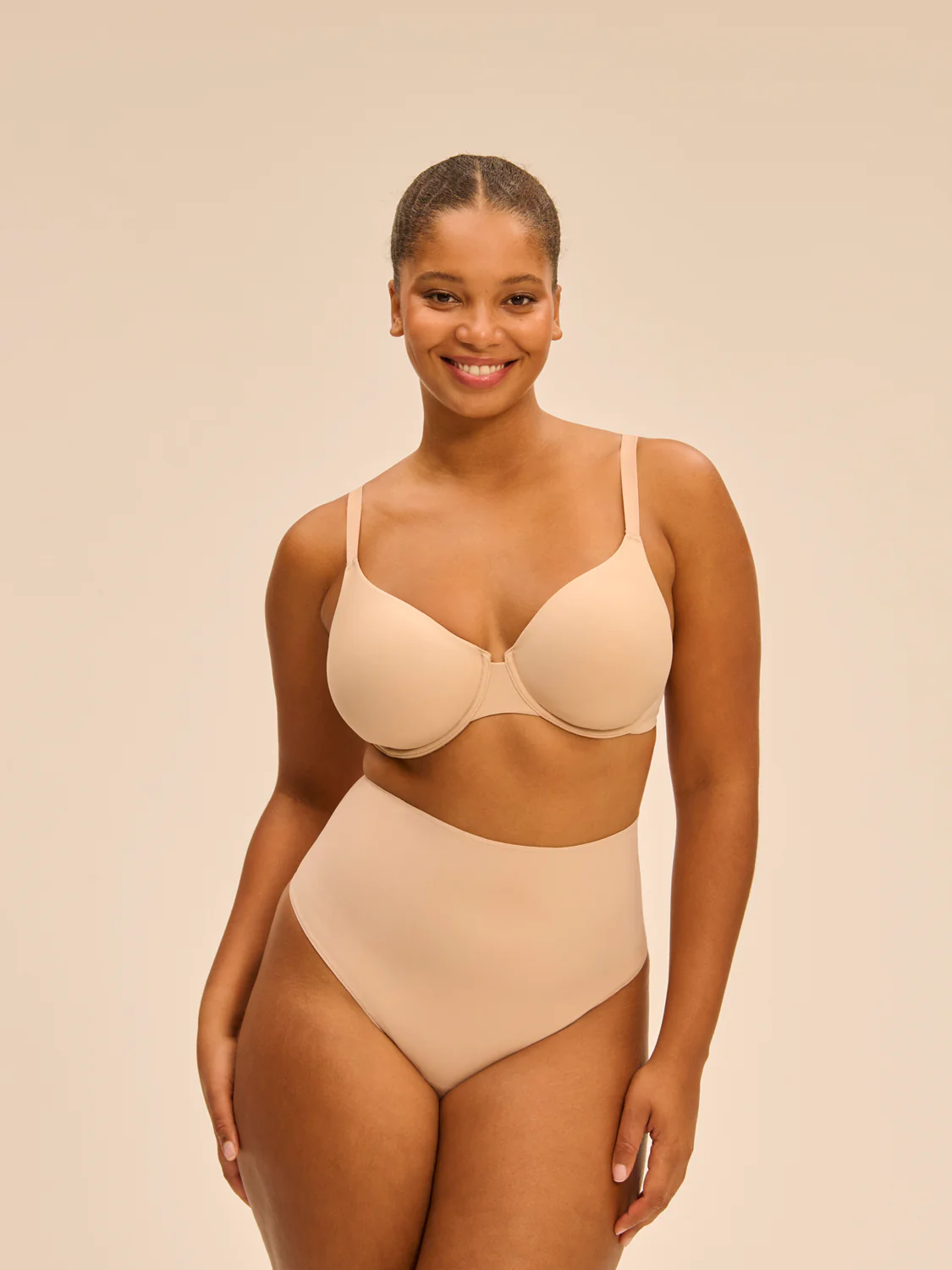 Soutien-gorge emboitant multi-positions sans couture - Peau Rosée - Image 9