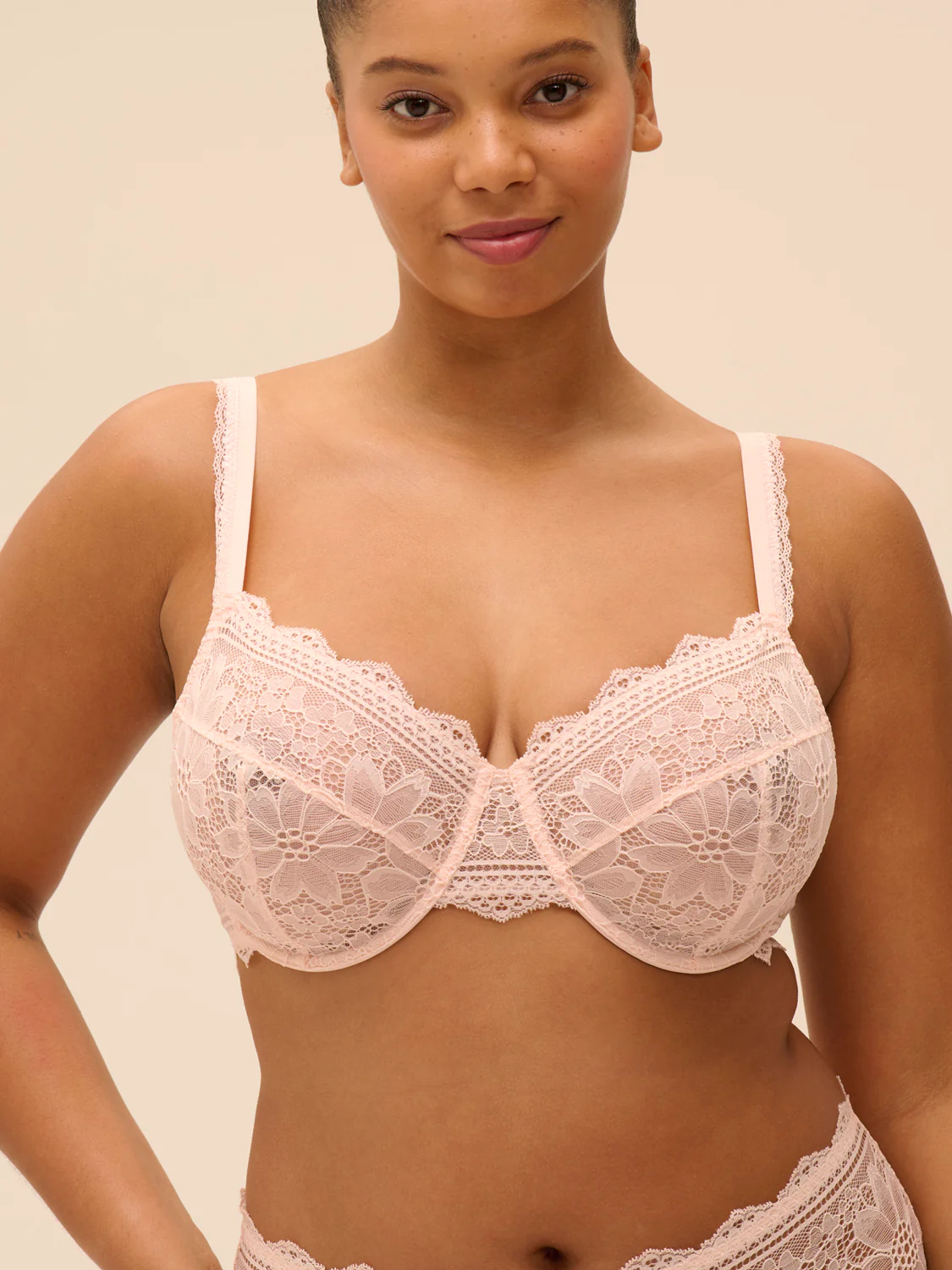 Soutien-gorge emboitant - Poudre Pétale - Image 10