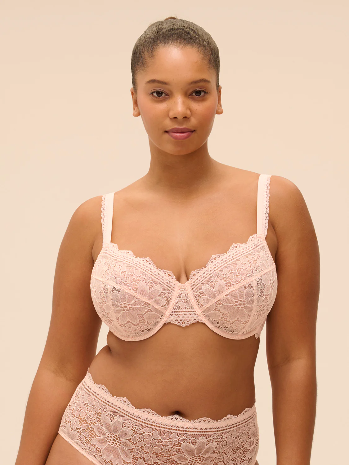 Soutien-gorge emboitant - Poudre Pétale - Image 9