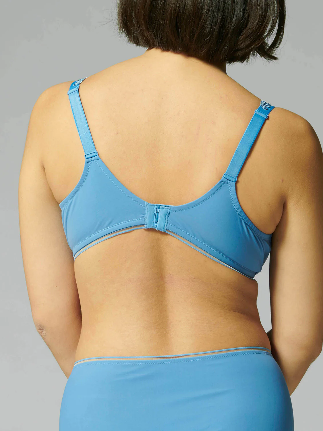 Soutien-gorge emboitant pour poitrine généreuse - Bleu jeans - Image 2