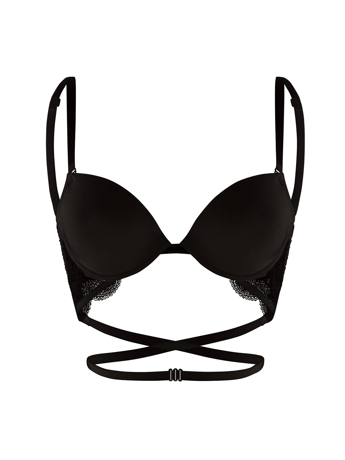 Soutien-gorge multi-positions dos nu - Noir - Image 4