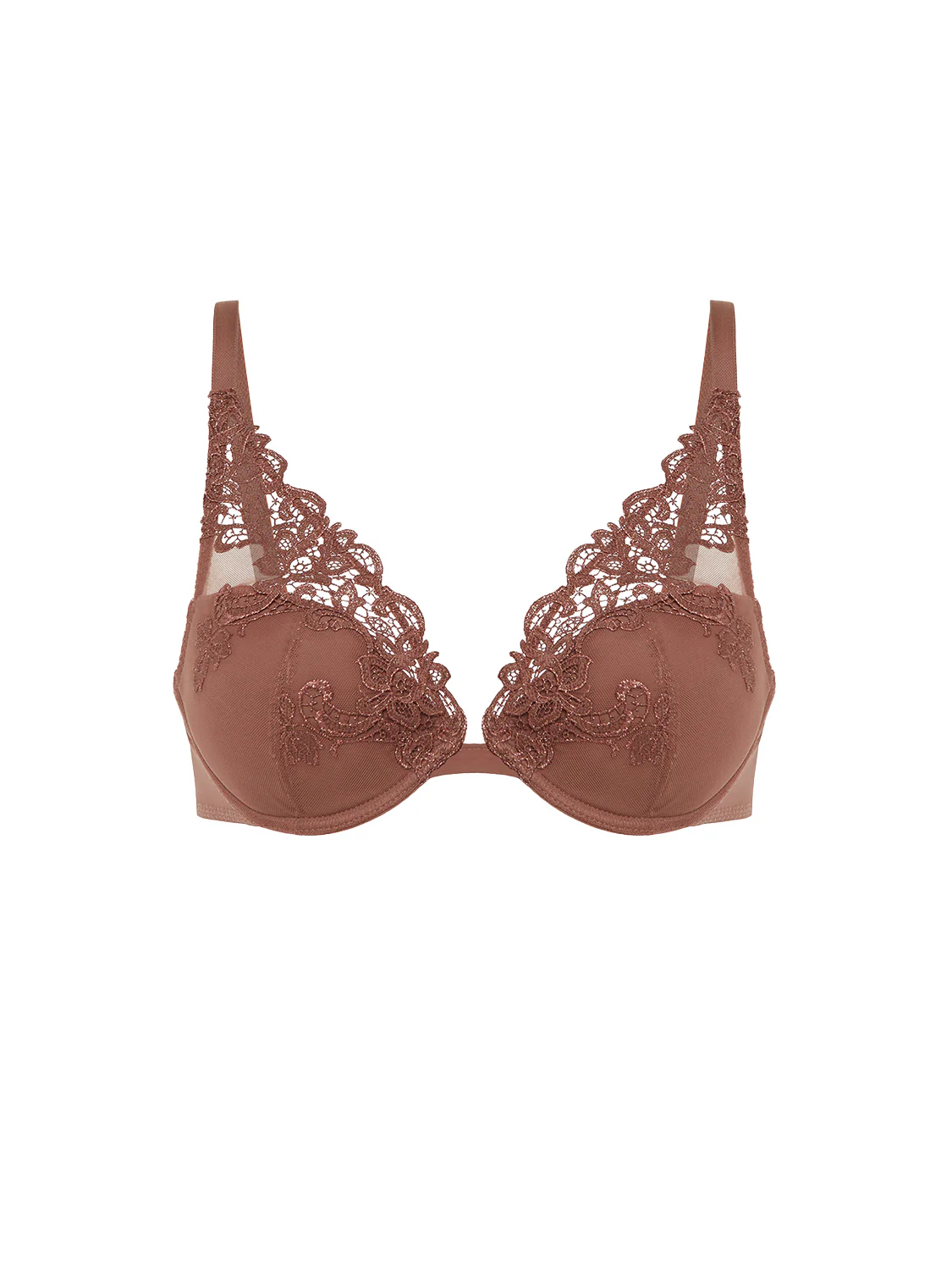 Soutien-gorge push-up décolleté plongeant - Brun Tender - Image 7