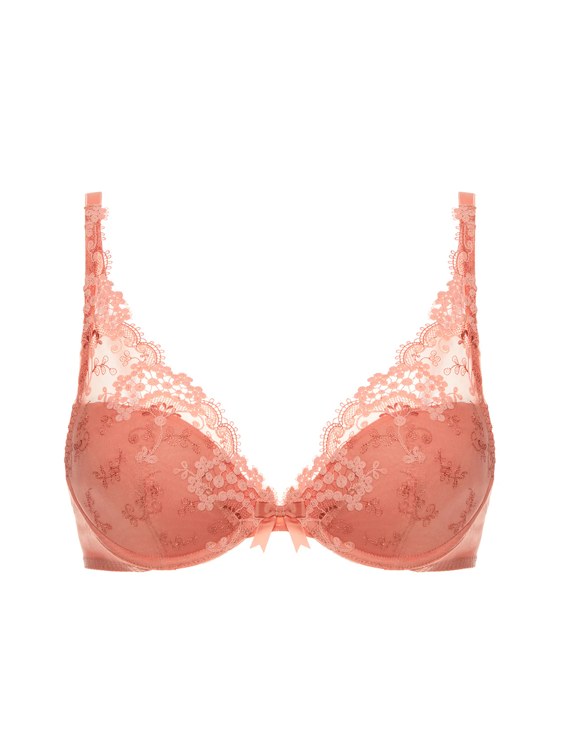 Soutien-gorge push-up décolleté plongeant - Rose Ginger - Image 6