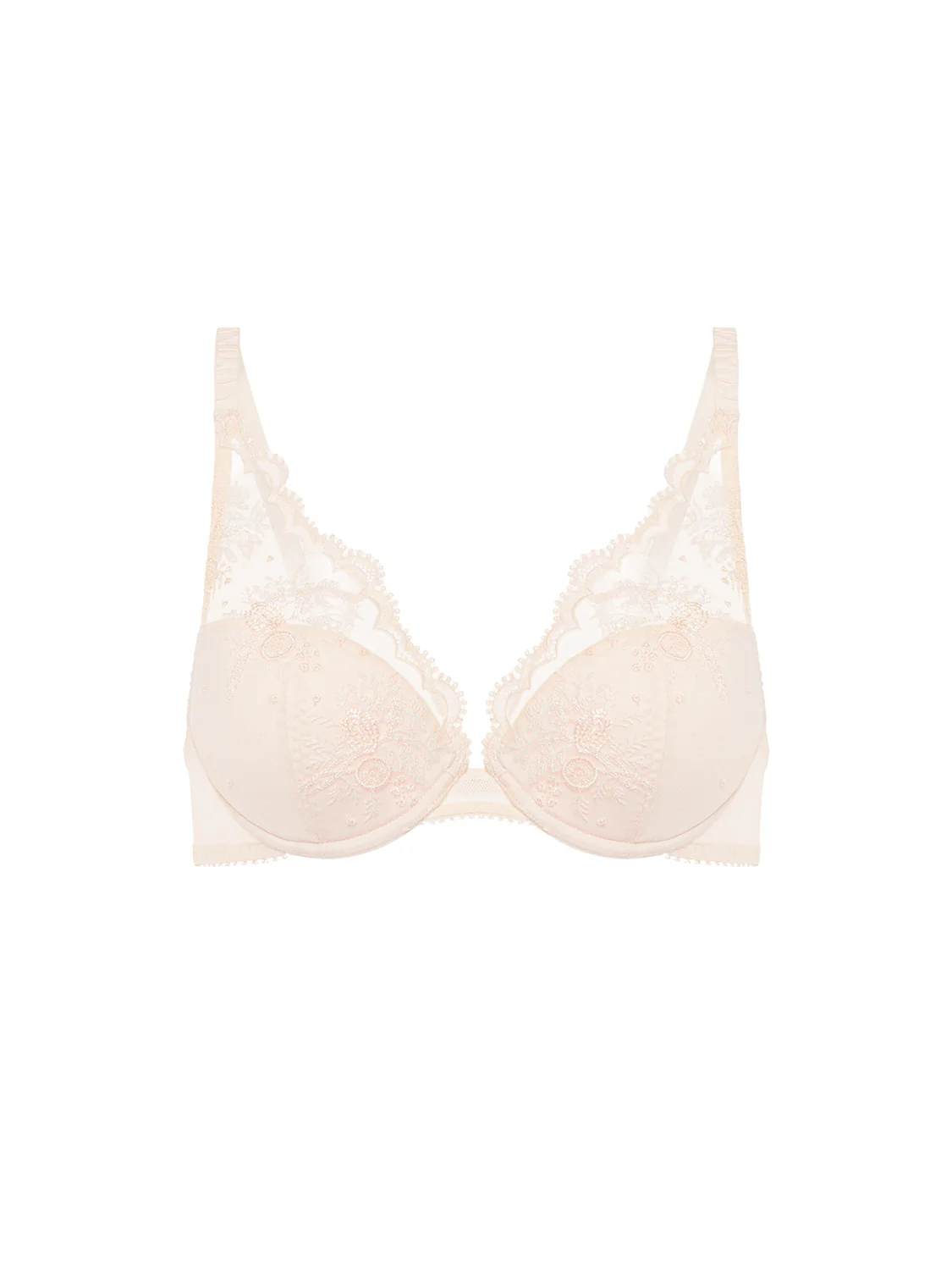 Soutien-gorge push-up décolleté plongeant - Rose sakura - Image 7