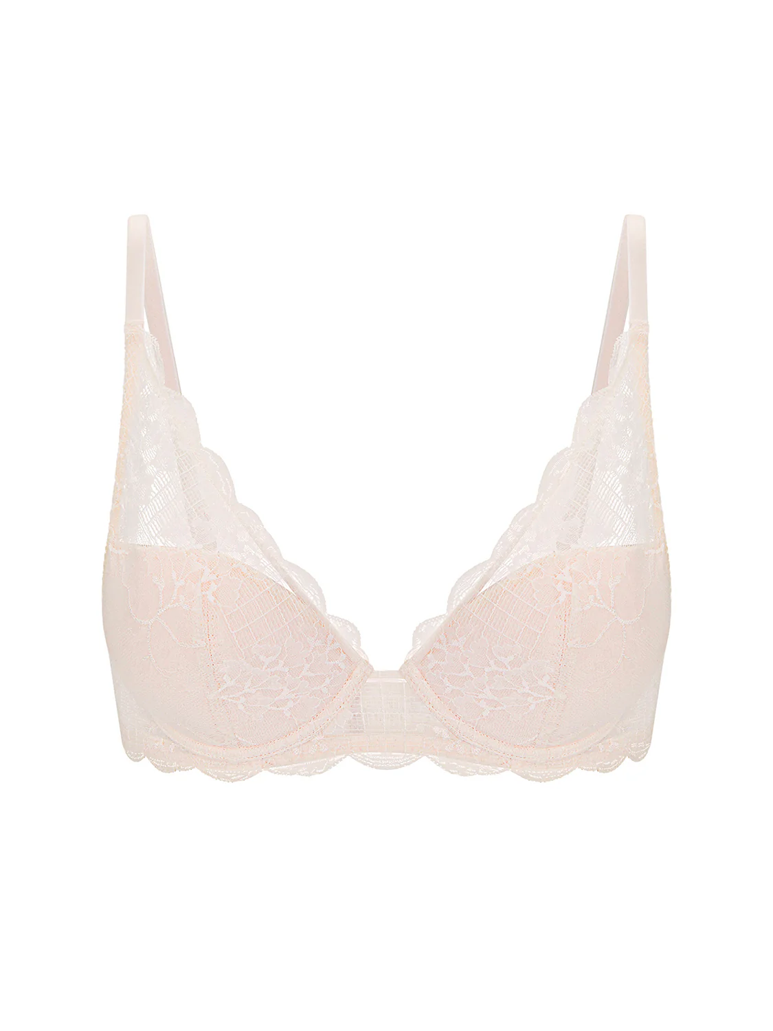 Soutien-gorge push-up décolleté plongeant - Rose sakura - Image 7