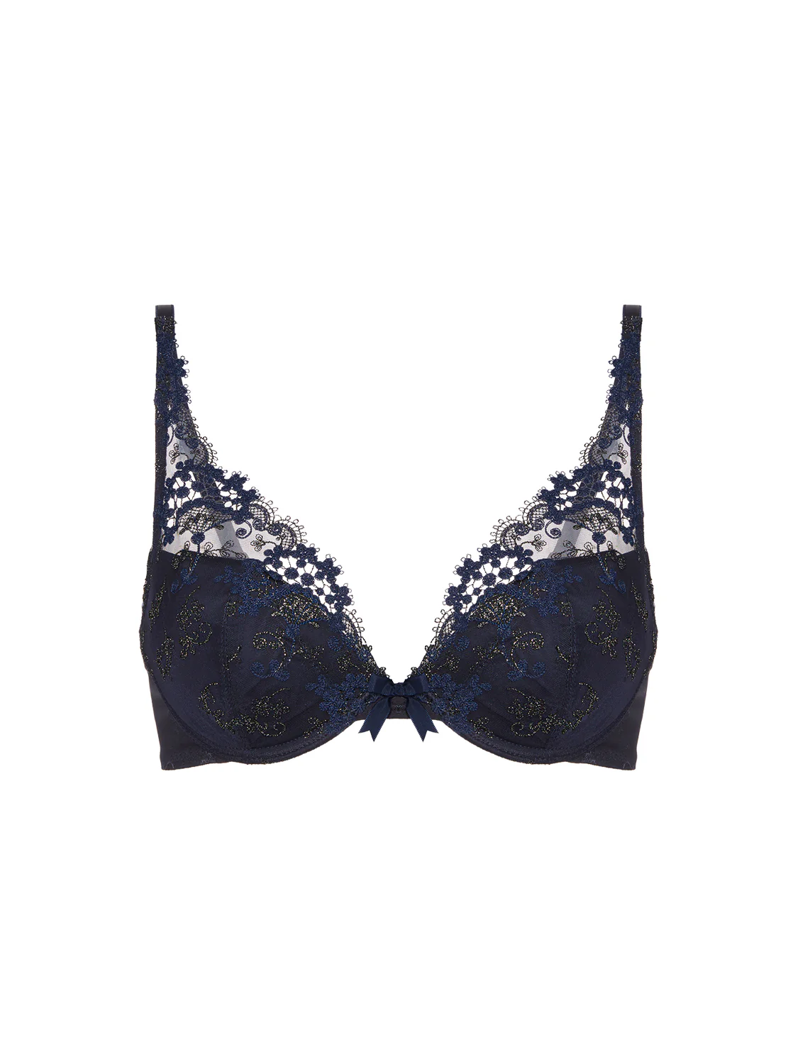 Soutien-gorge push-up décolleté plongeant - Saphir - Image 9