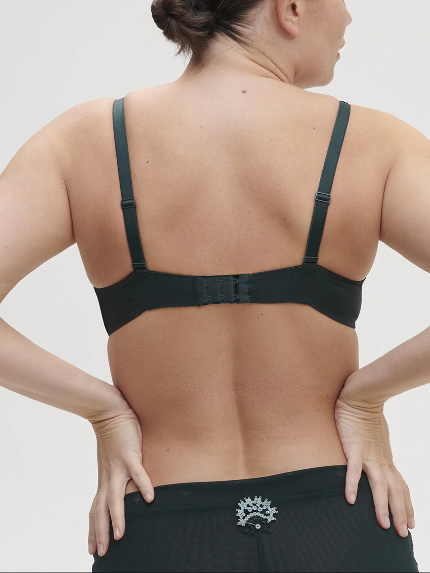 Soutien-gorge push-up décolleté plongeant - Vert Kolsaï - Image 5