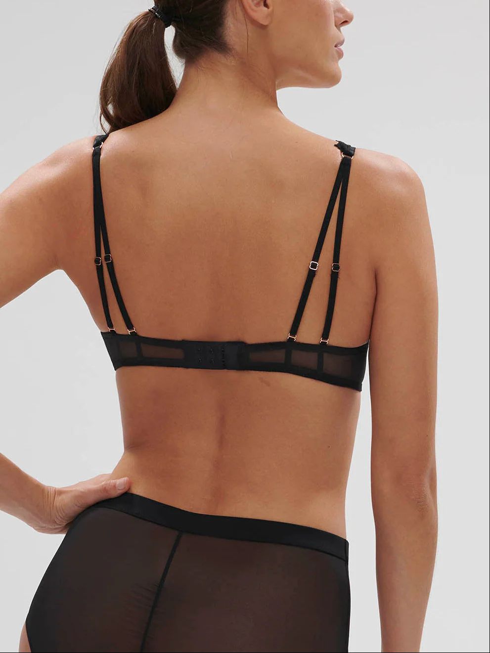 Soutien-gorge push-up - Noir - Image 3