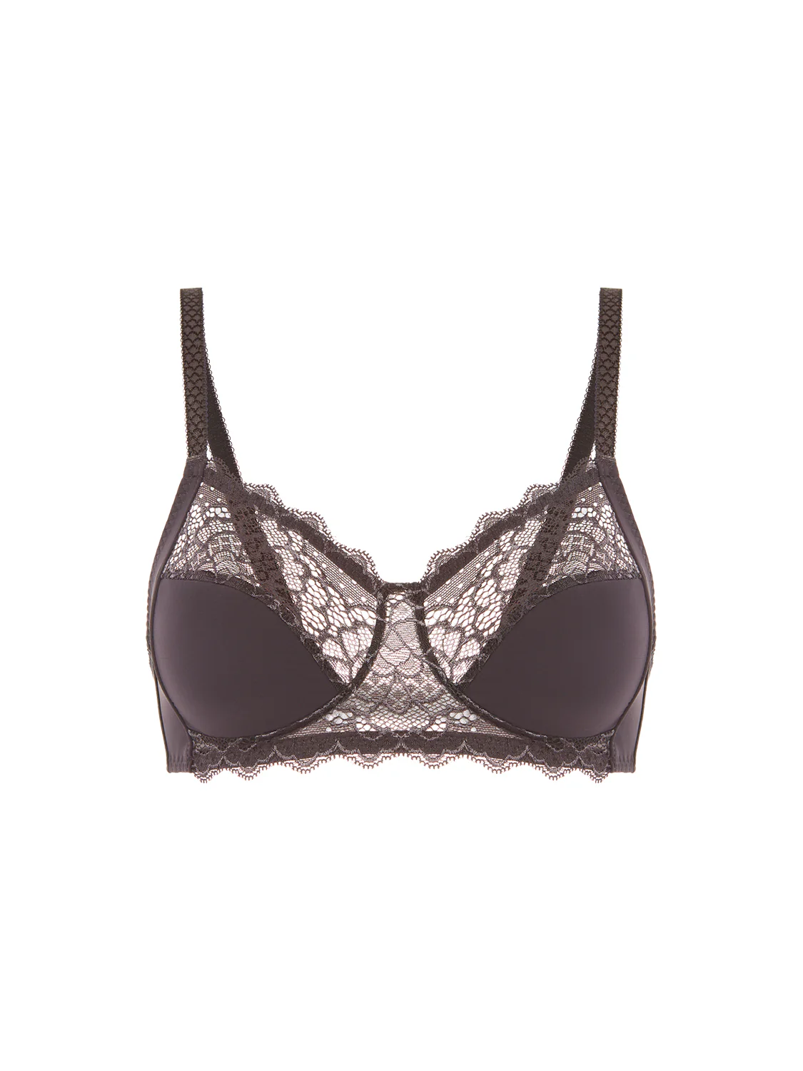 Soutien-gorge sans armatures structuré - Gris Graphite - Image 13