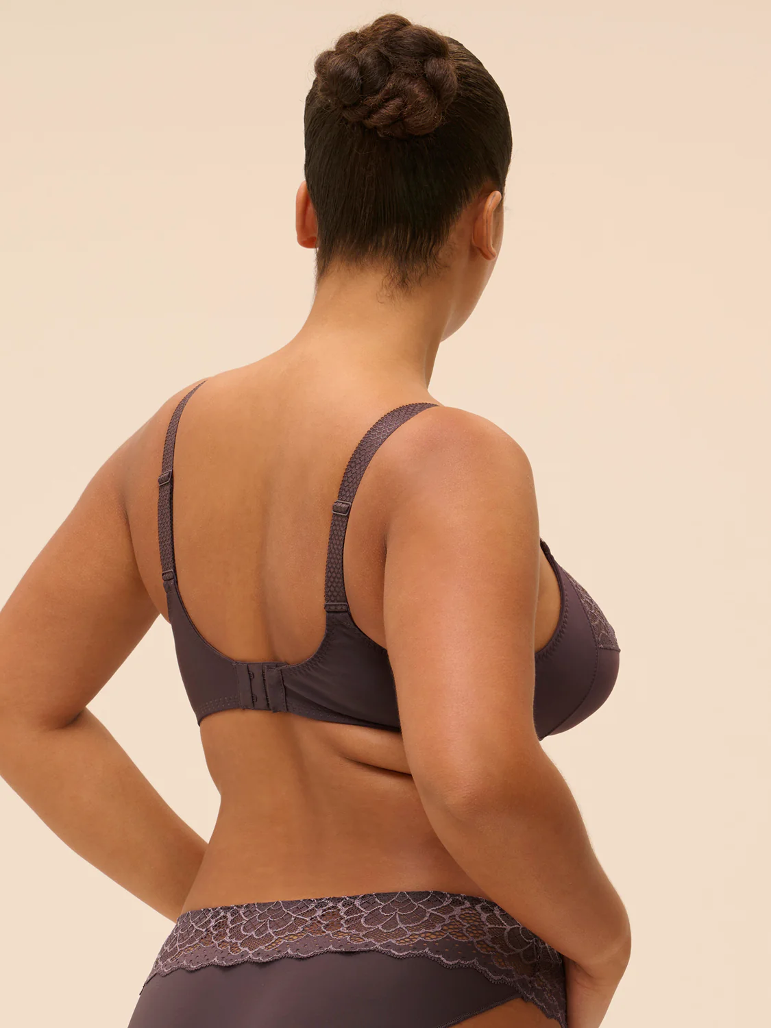 Soutien-gorge sans armatures structuré - Gris Graphite - Image 9
