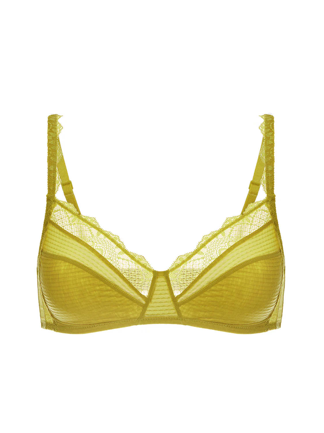 Soutien-gorge sans-armatures structuré - Matcha - Image 4