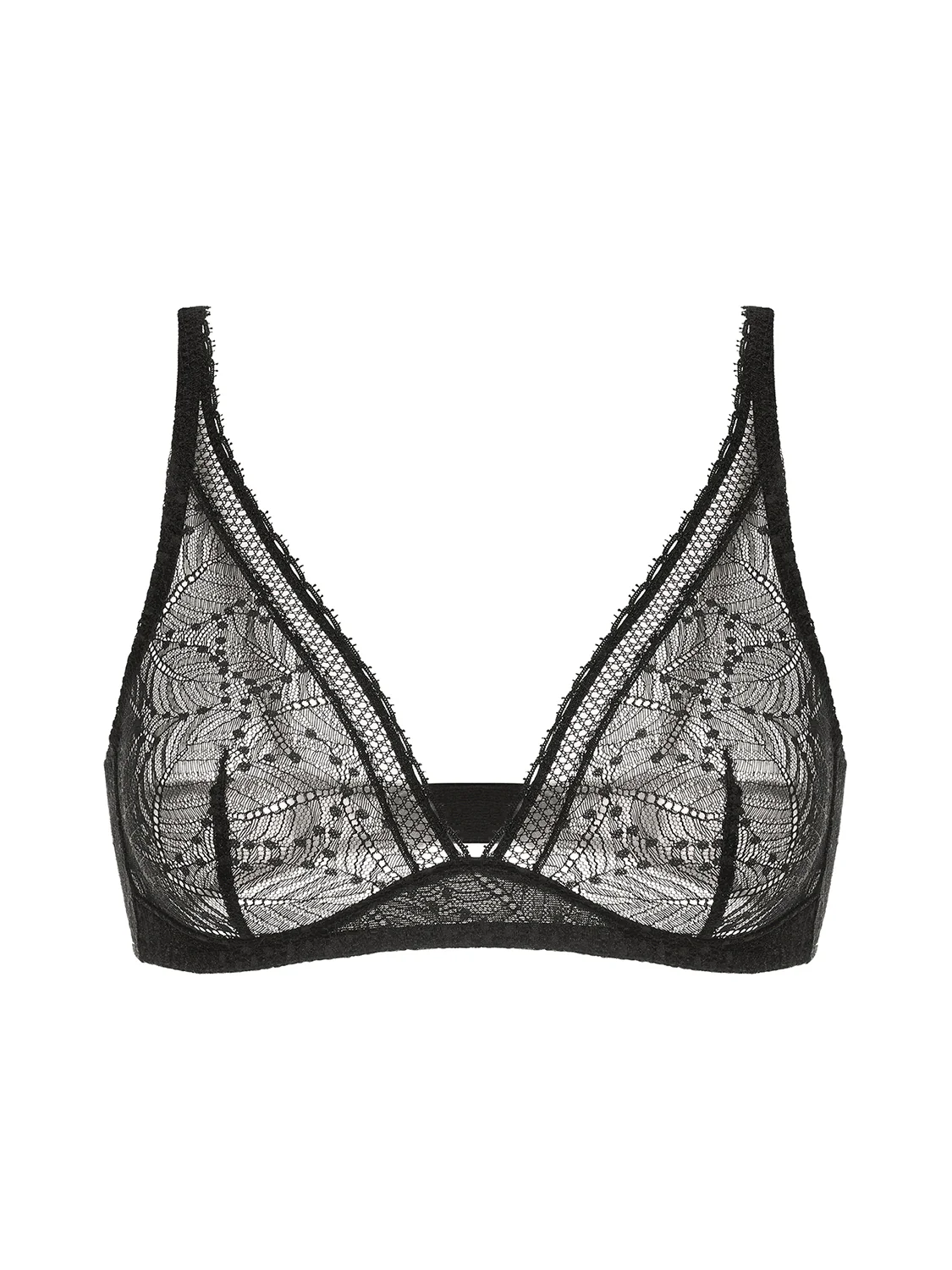 Soutien-gorge sans-armatures structuré - Noir - Image 6
