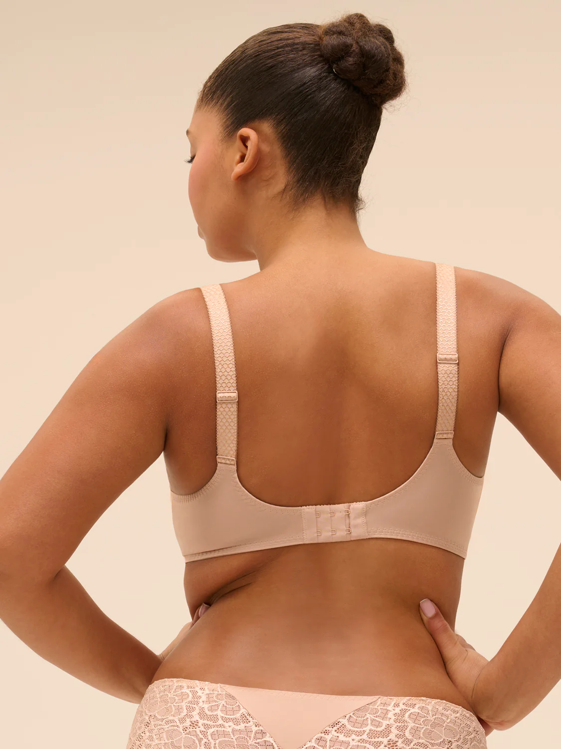 Soutien-gorge sans-armatures structuré - Peau Rosée - Image 3