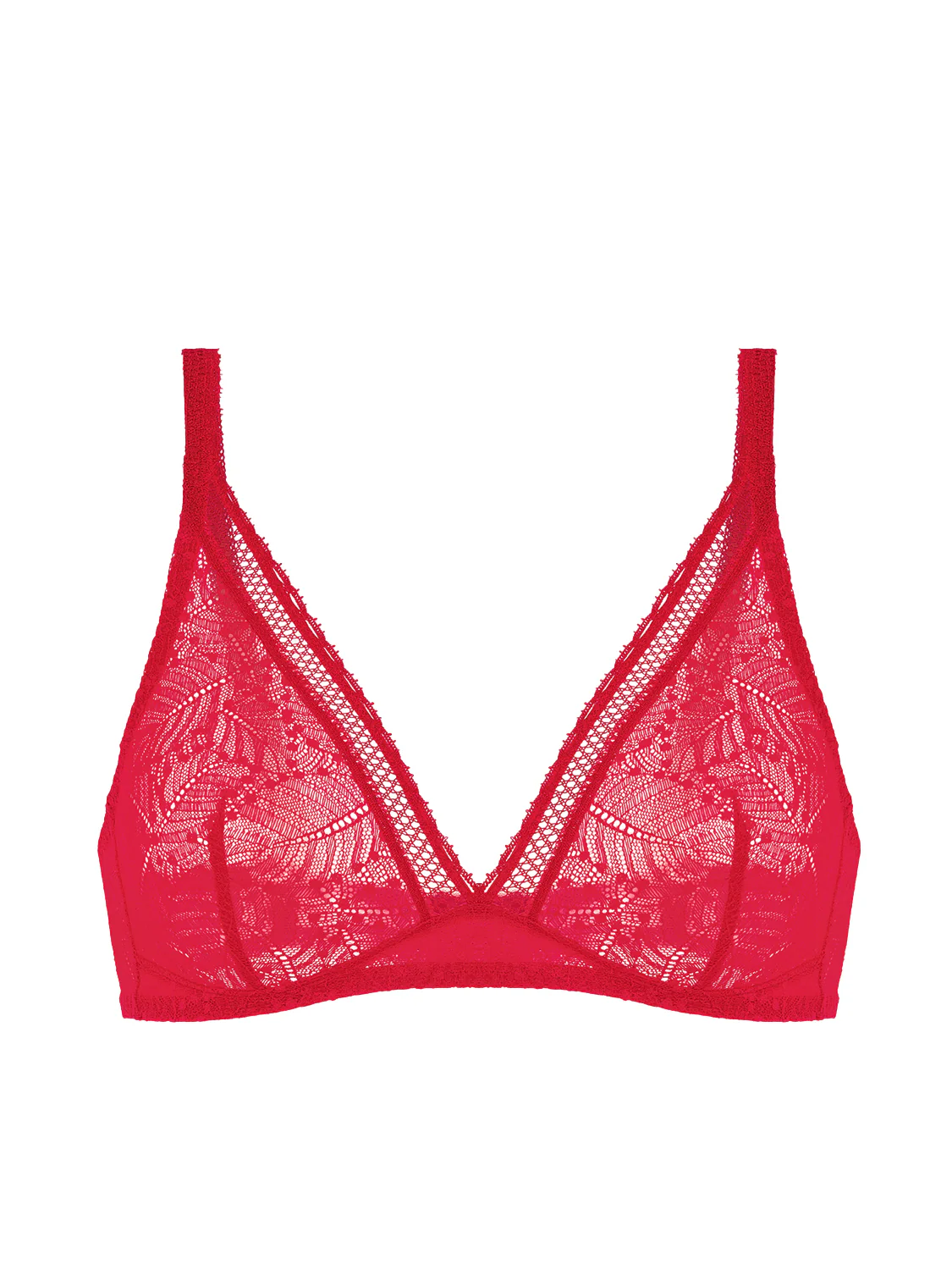 Soutien-gorge sans-armatures structuré - Rubis/rose - Image 5