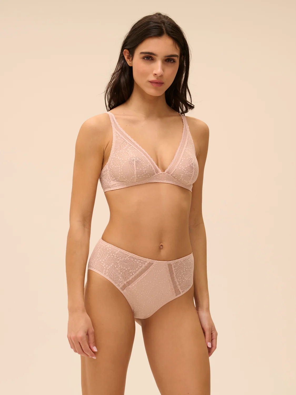 Soutien-gorge sans-armatures structuré - Sable Rose - Image 6
