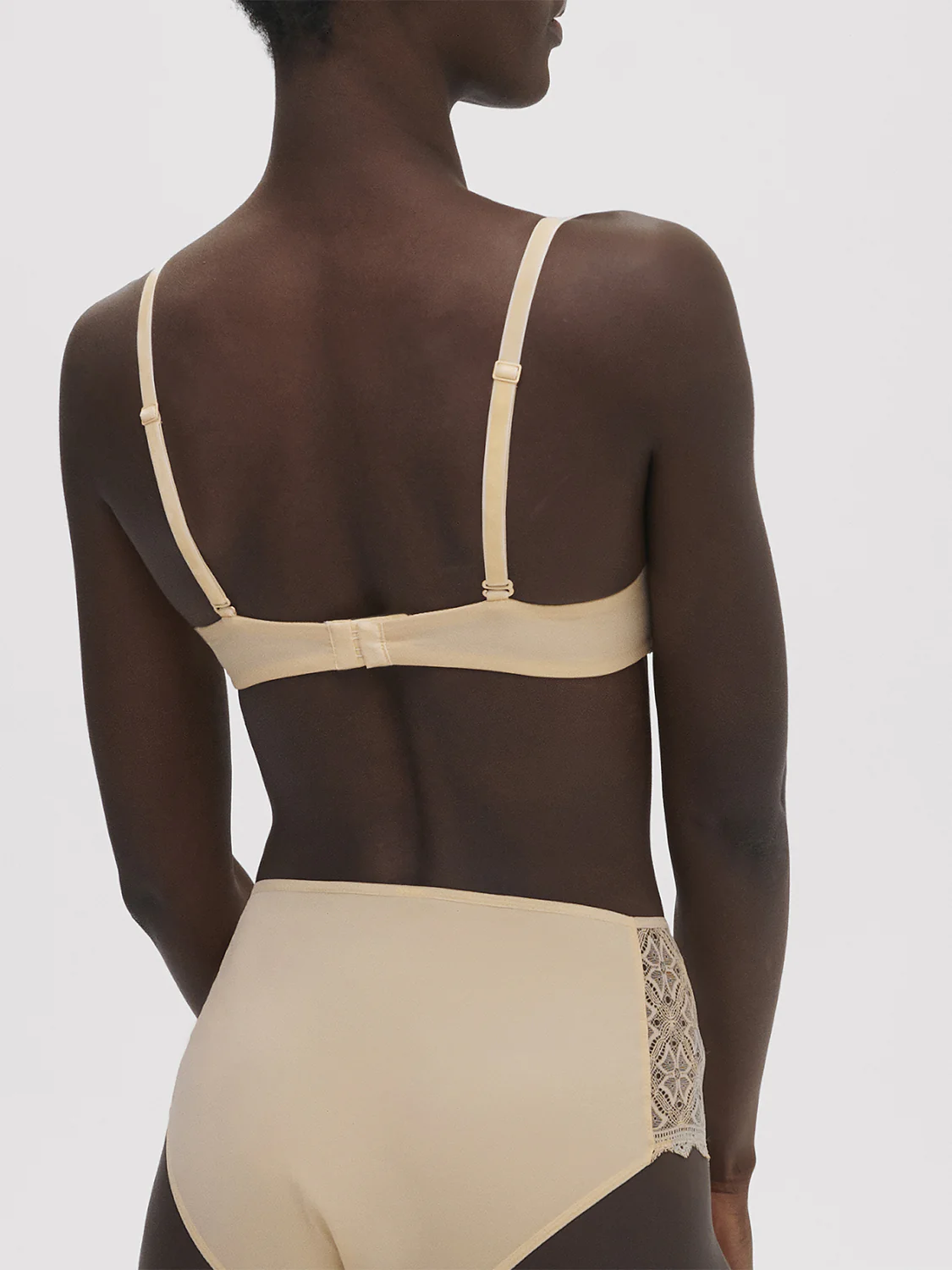 Soutien-gorge sans-armatures structuré - Vanille - Image 3