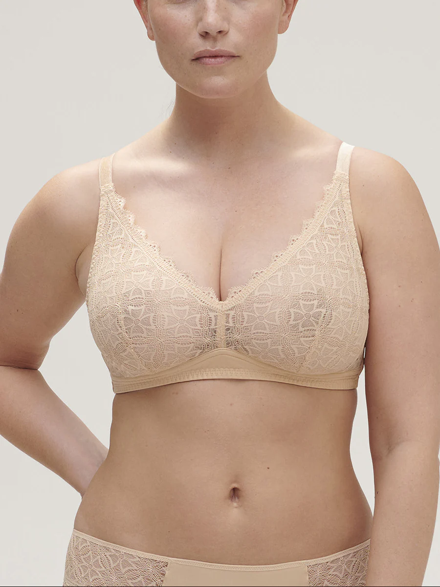 Soutien-gorge sans-armatures structuré - Vanille - Image 4