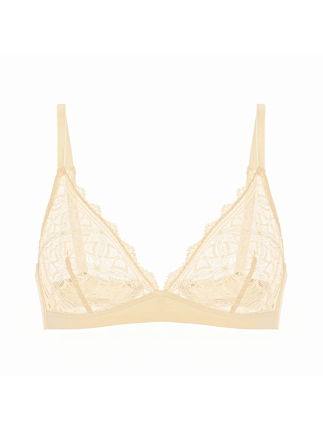 Soutien-gorge sans-armatures structuré - Vanille - Image 6