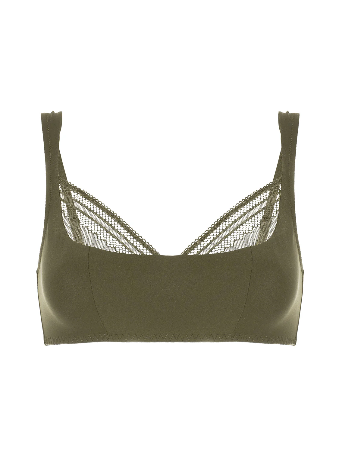 Soutien-gorge sans-armatures structuré - Vert Aventure - Image 5