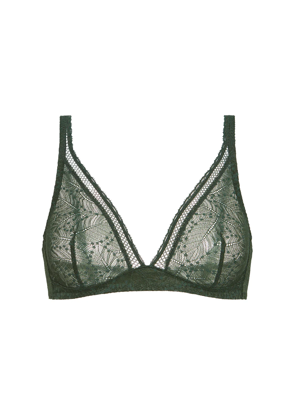 Soutien-gorge sans-armatures structuré - Vert Icône - Image 7