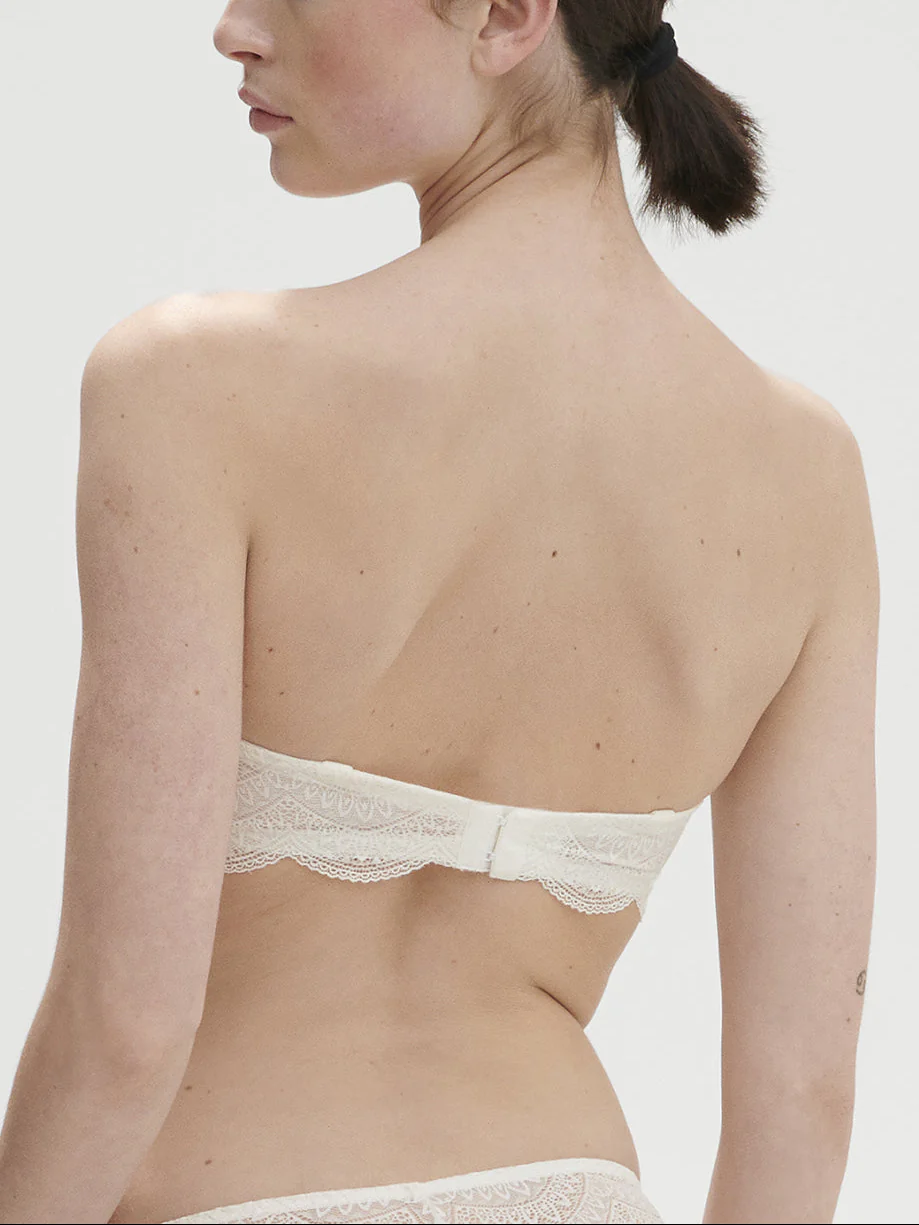 Soutien-gorge sans-bretelles décolleté plongeant - Naturel - Image 3