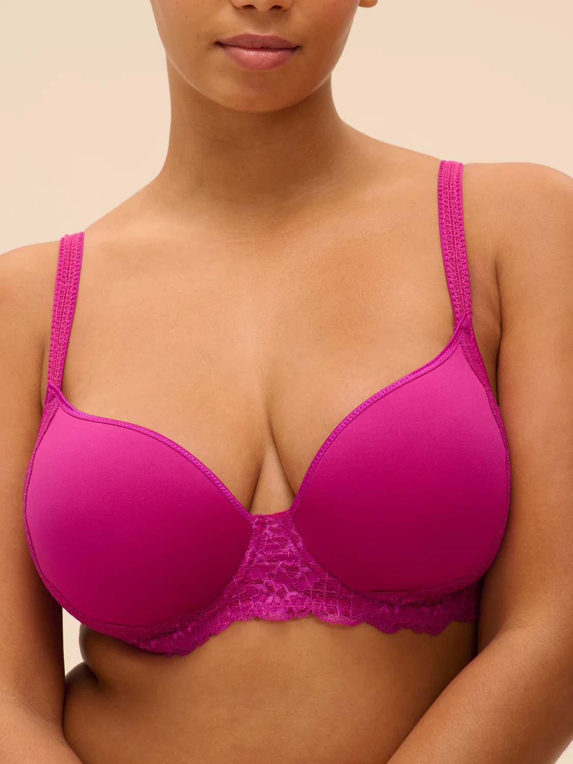 Soutien-gorge spacer décolleté plongeant - Azalée - Image 10