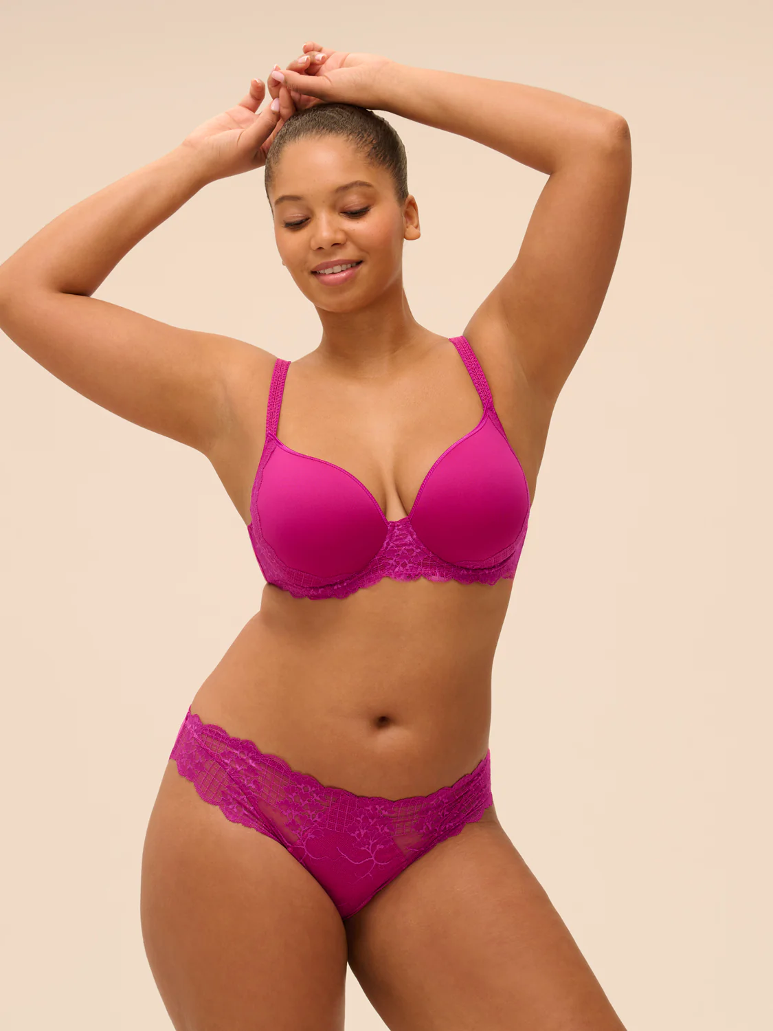 Soutien-gorge spacer décolleté plongeant - Azalée - Image 13