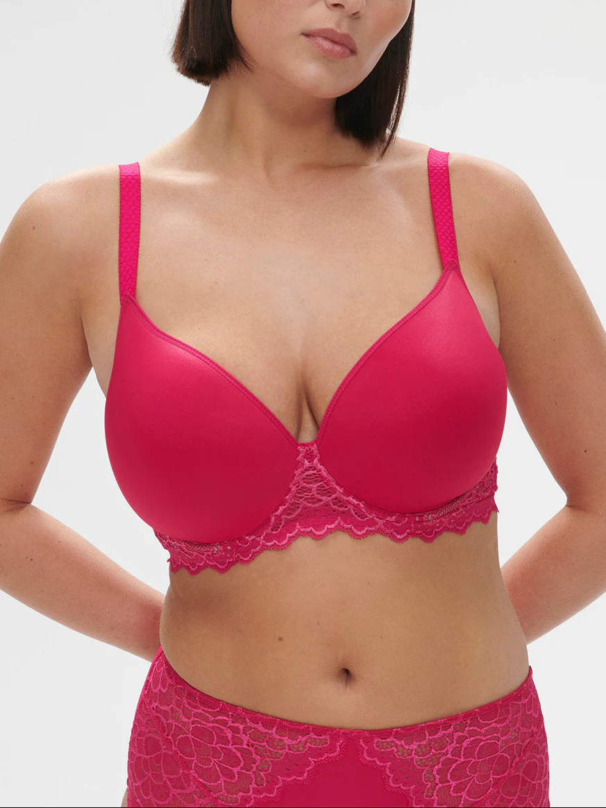Soutien-gorge spacer décolleté plongeant - Rose Teaberry - Image 3