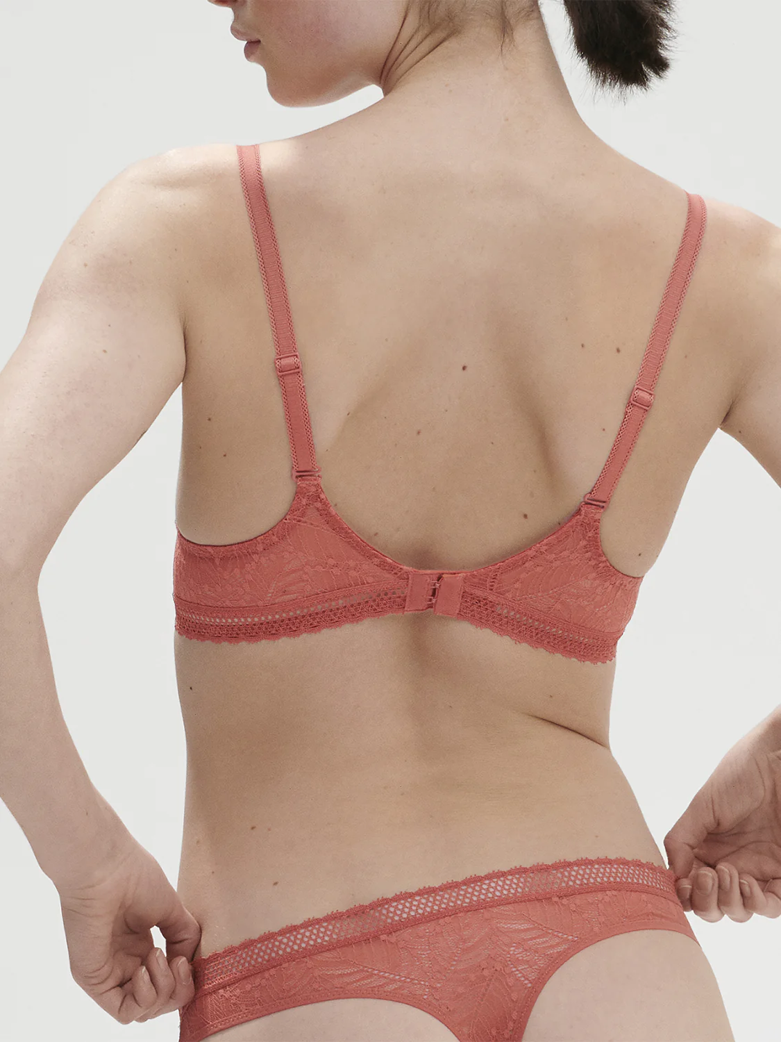 Soutien-gorge spacer décolleté plongeant - Rose Texas - Image 2