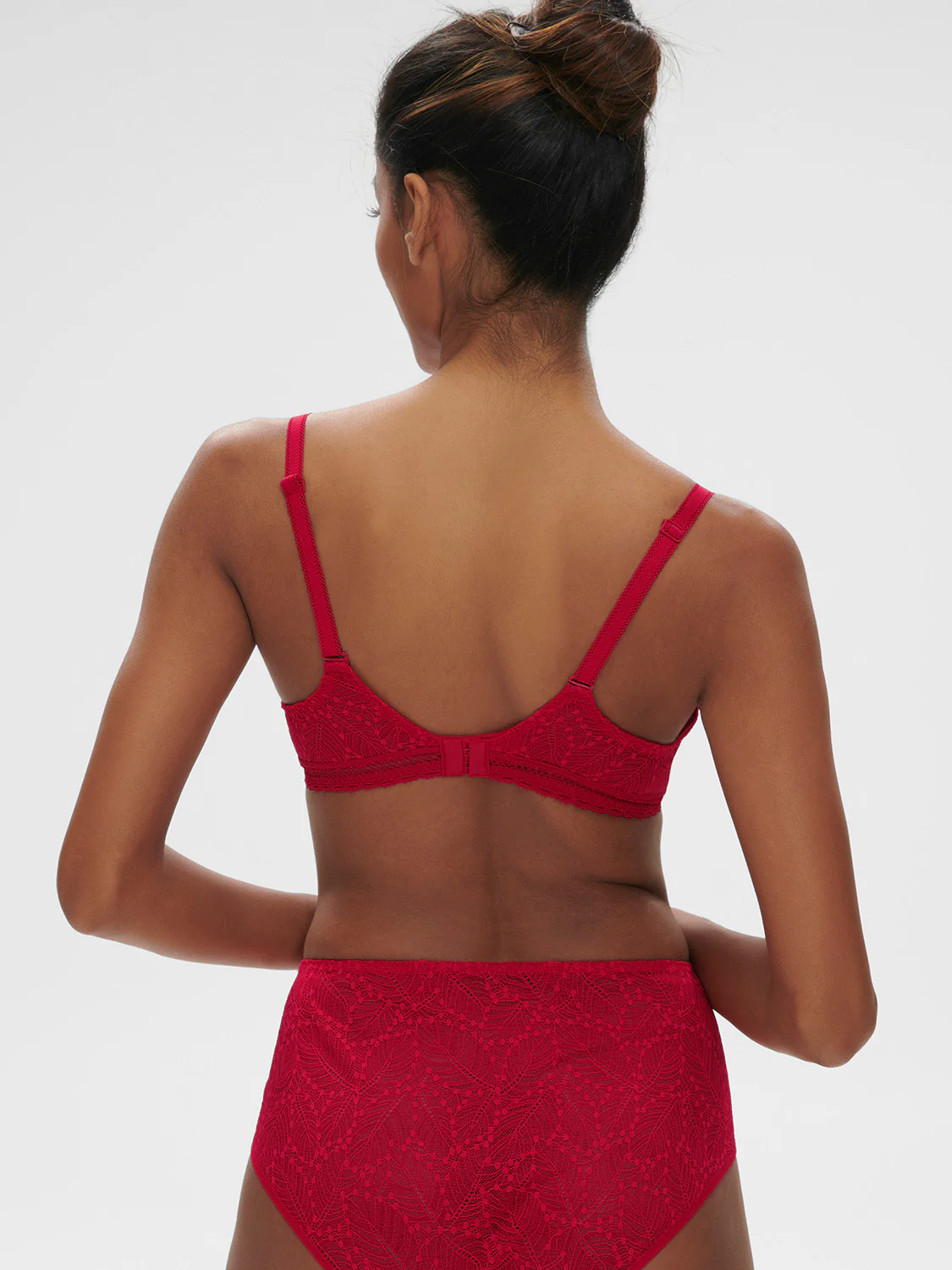 Soutien-gorge spacer décolleté plongeant - Rubis/rose - Image 2
