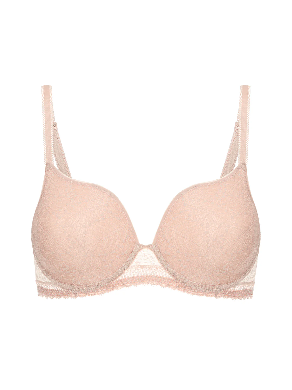 Soutien-gorge spacer décolleté plongeant - Sable rosé - Image 9