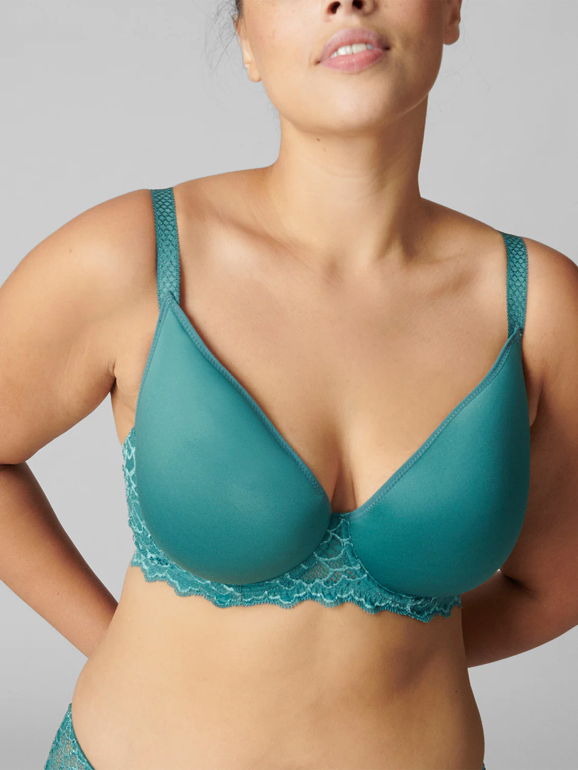 Soutien-gorge spacer décolleté plongeant - Vert Boréal - Image 3