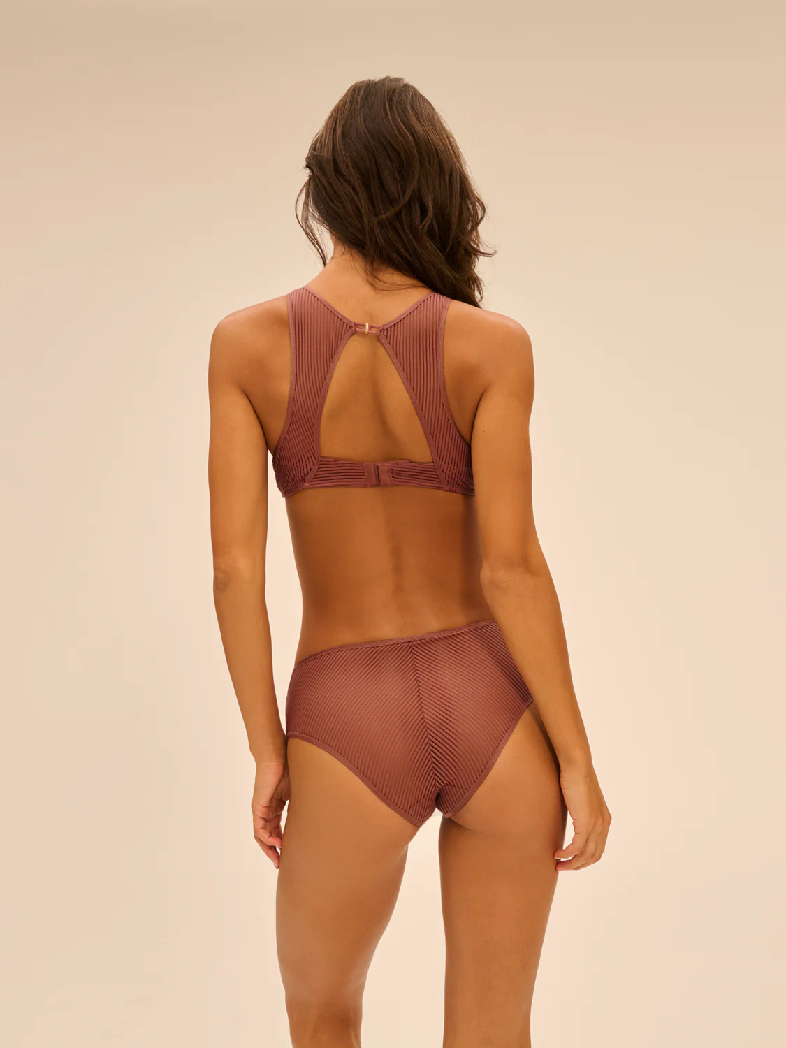 Soutien-gorge triangle avec armatures - Mulberry - Image 6