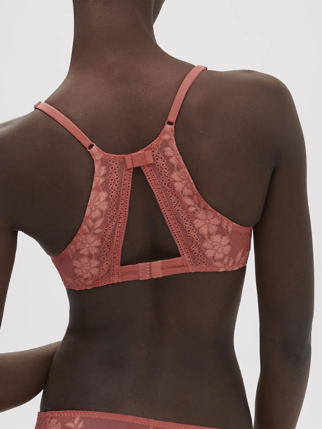 Soutien-gorge triangle avec armatures - Rose Texas - Image 2