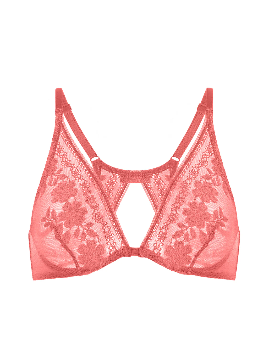 Soutien-gorge triangle avec armatures - Rose Texas - Image 5